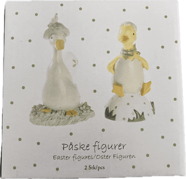 Påske Gås 8Cm 2 St