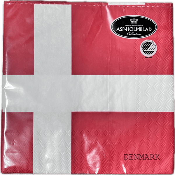 Asp-Holmblad Danebrog Servietter