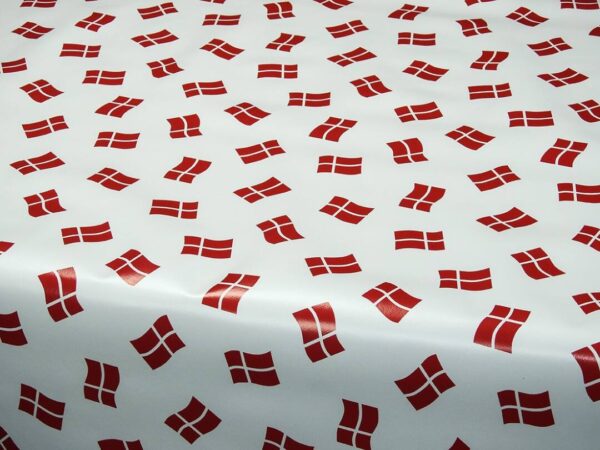 Plast Dug Med Flag Og Blomster (Udgået)