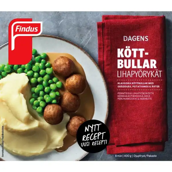 Findus Köttboller Med Mos 400 G