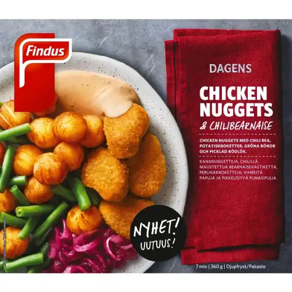 Findus Chicken Nuggets Med Chili Bearnaise 360 G