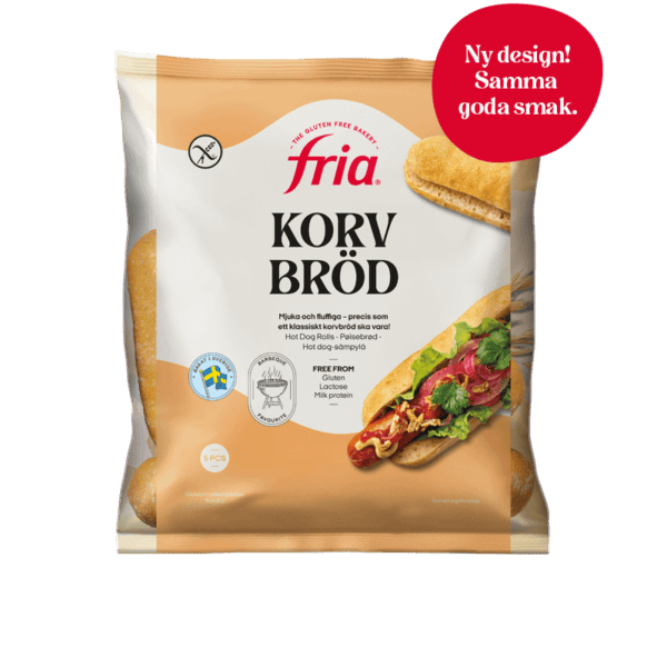 Fria Glutenfri Korvbröd 5 St