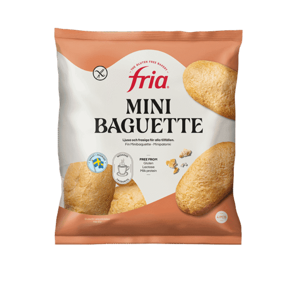 Pakke med Fria glutenfri minibaguetter, 4 stk.
