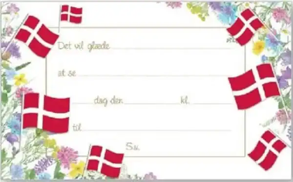 Indbydelser, Små