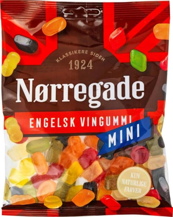 Spangsberg Engelsk Vingummi Mini 130G