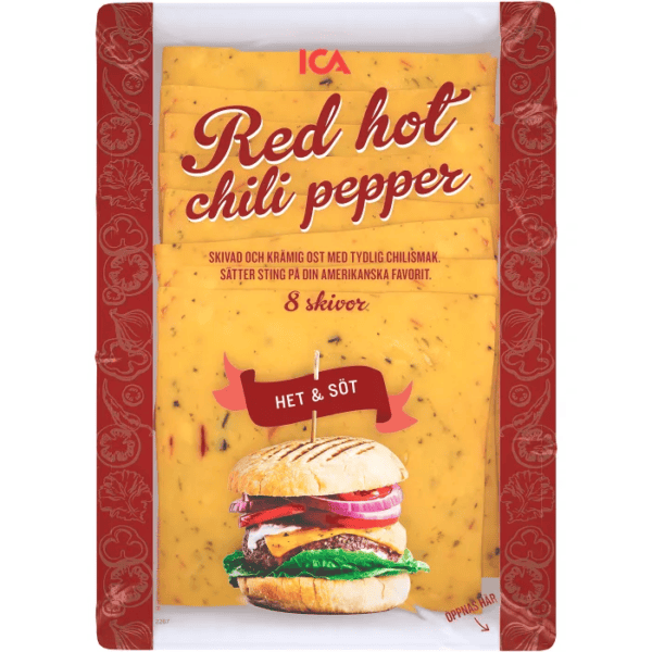 Ica Red Hot Chili Pepper Ost 160 G