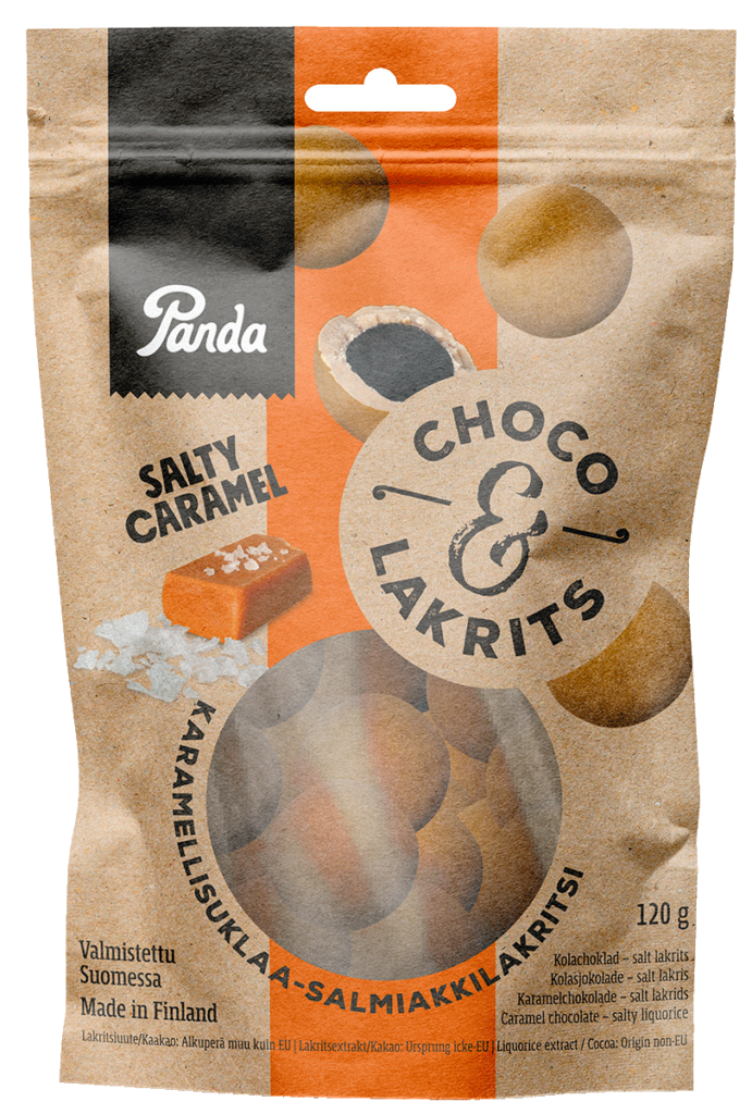 Panda Choco &Amp; Lakrits Salty Caramel 120G