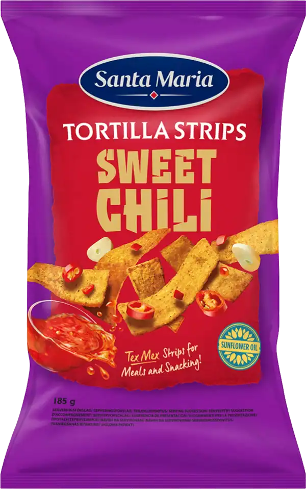 Santa Maria Tortilla Strips Sweet Chili 185 G