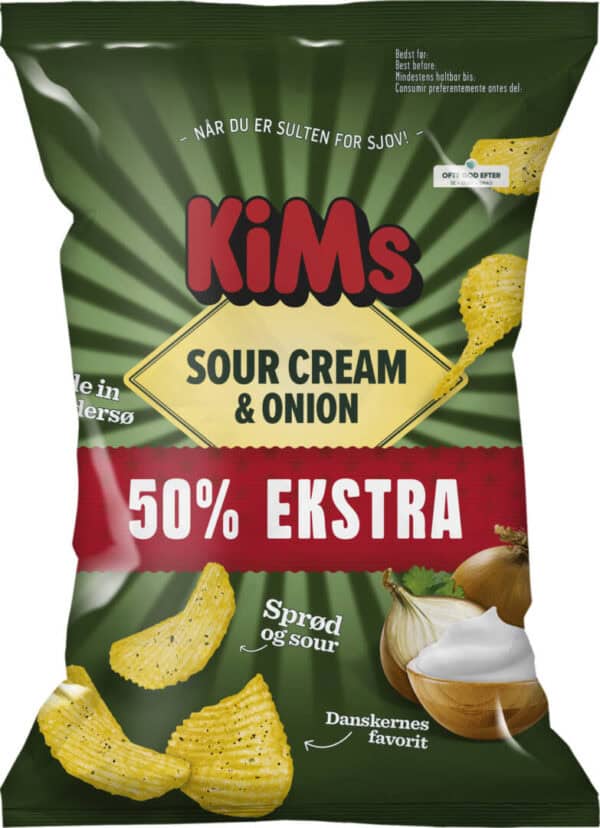 Kims Sour Cream &Amp; Onion+50%
