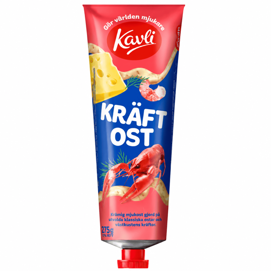 Kavli Krâftost 275G smelteost med krebs i tube