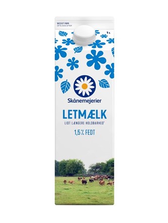 Skånemejeri Letmælk - Længre Holdbarhed