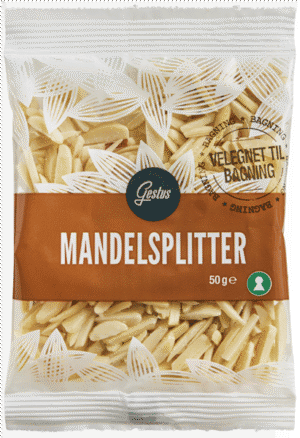 Gestus Mandelsplitter chokoladedragéer med ristede mandler