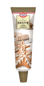 Dr. Oetker hvid kristyr til kagepynt