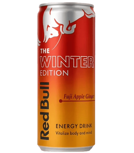 Red Bull Fuji Apple-Ginger Winter Edition energidrik med æble og ingefær