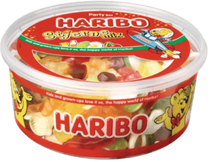 Haribo Stjerne Mix 1 kg blanding af vingummi og lakrids