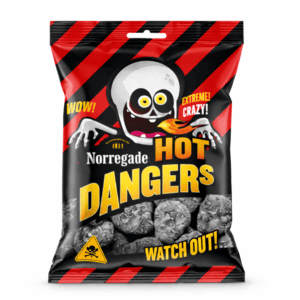 Nørregade Dangers Hot stærkt slik med chili og lakrids