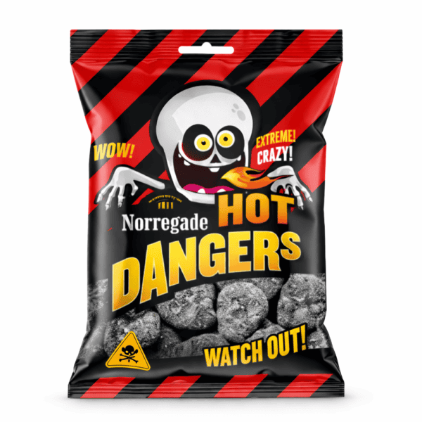 Nørregade Dangers Hot stærkt slik med chili og lakrids