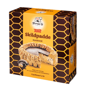Premier Toms Skildpadde islagkage med chokolade, karamel og is