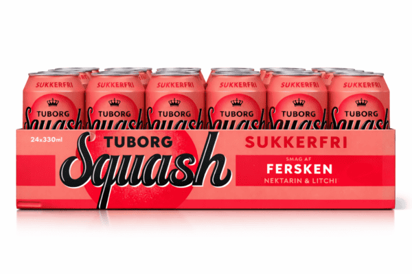 Tuborg Squash Fersken 24x33cl