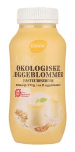Dava pasteuriserede økologiske æggeblommer