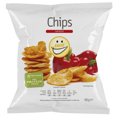 Pose med Easis Paprika U.T.S. chips