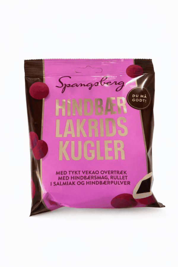Spangsberg Lakridskugler Hindbær