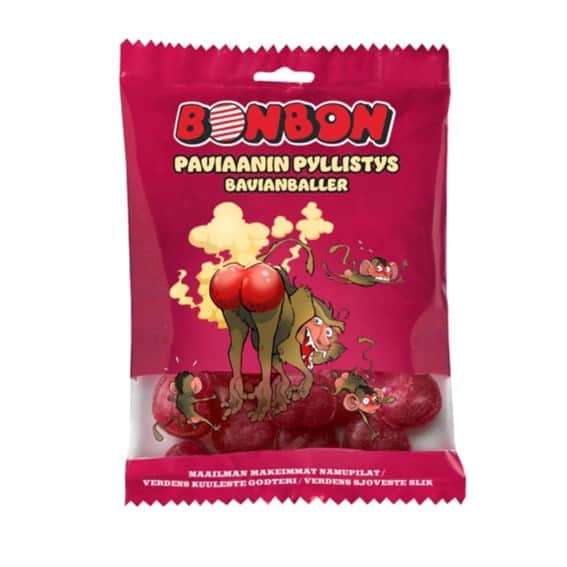 BonBon Bavianballer surt vingummislik i pose