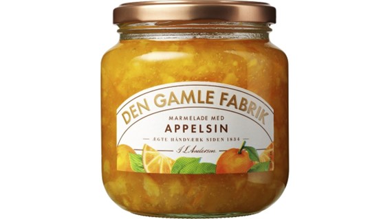 DGF appelsin marmelade 600 g glas