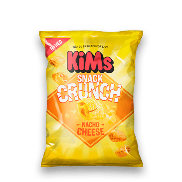 KiMs Snack Crunch Cheese sprød snack med ostesmag