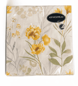 Papirservietter med påskeblomster til påskebordet