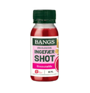 Bangs ingefærshot med granatæble