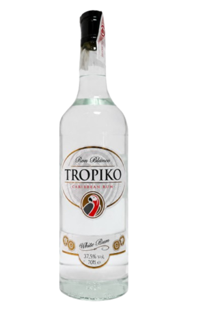 Tropiko Ron Blanco 1L 37,5% hvid rom