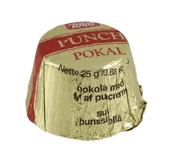 Toms Punchpokal mørk chokolade med punchfyld levering i Spanien