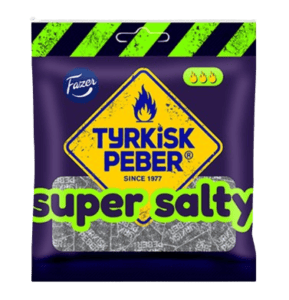 Fazer Tyrkisk Peber Super Salty 80 g pose