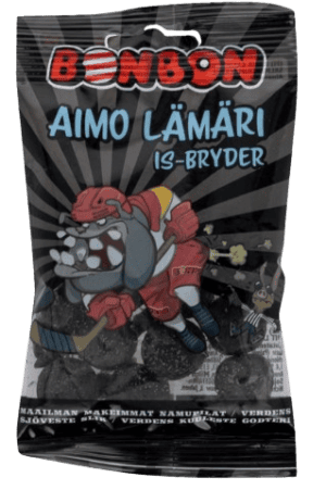 Is-bryder salmiak bolsjer 50g med levering i Spanien