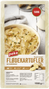 Peka Flødekartofler 1,5 kg klar til ovn levering i Spanien