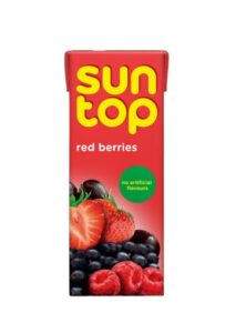 Sun Top Røde Bær 200 ml saftdrik i brik