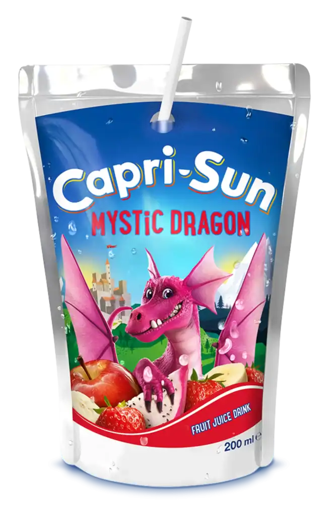 Capri-Sun Mystik Dragon frugtdrik med dragefrugt og jordbær