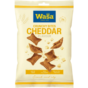 Wasa Crunchy Bites Cheddar rugsnack levering i Spanien