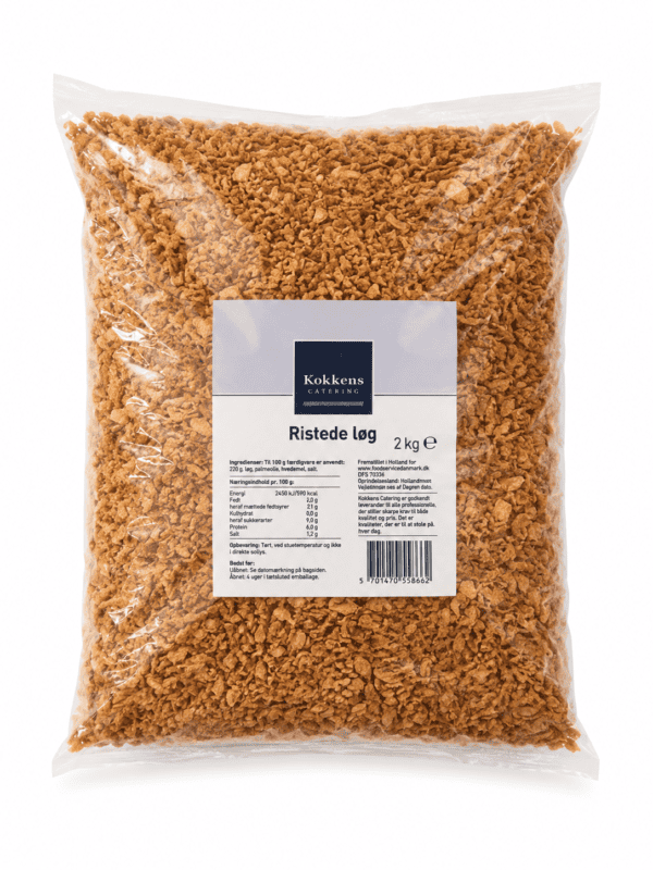 Kokkens ristede løg 2 kg sprøde løg topping