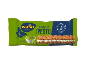 Wasa Sandwich Pesto knækbrødssandwich med pesto fyld