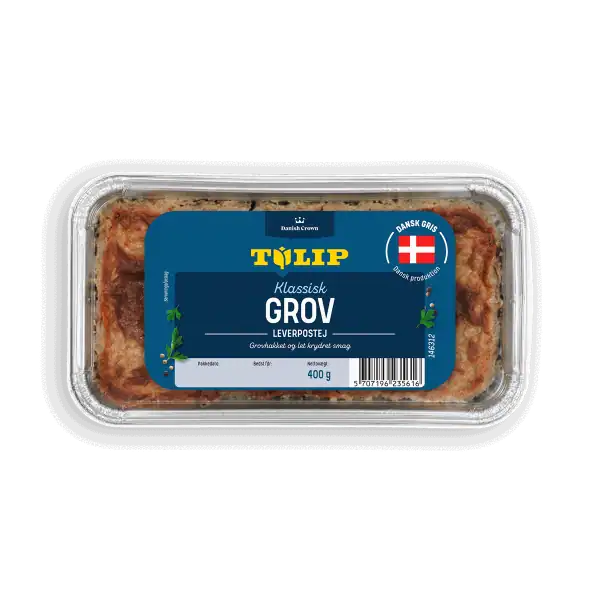 Tulip Klassisk Grov Leverpostej 400 g