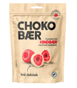 Choko Bær Hindbær Hvid Chokolade 80 g