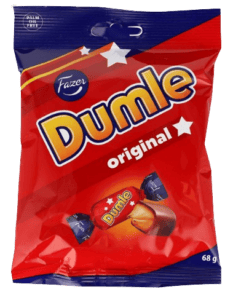 Dumle Original karamel med mælkechokolade