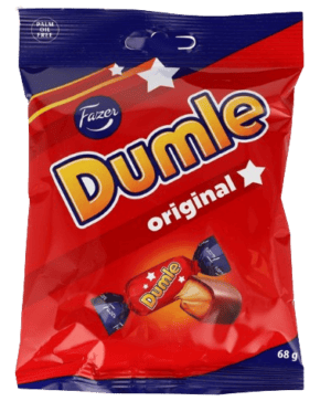 Dumle Original karamel med mælkechokolade