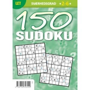 Sudoku Bog 150 LET med lette sudokuopgaver