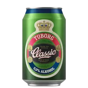 Tuborg Grøn Alkoholfri Øl 0,0% på dåse
