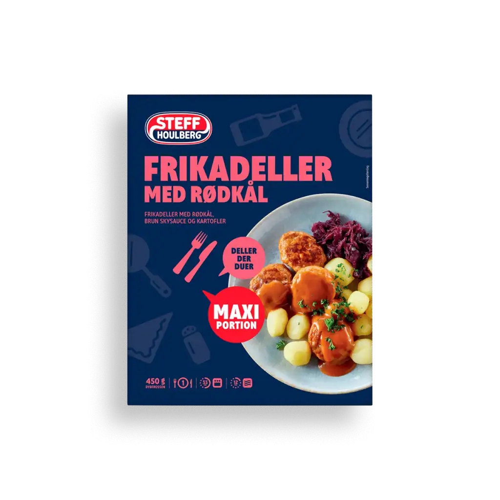 Steff Houlberg Frikadeller med rødkål maxi 450 g