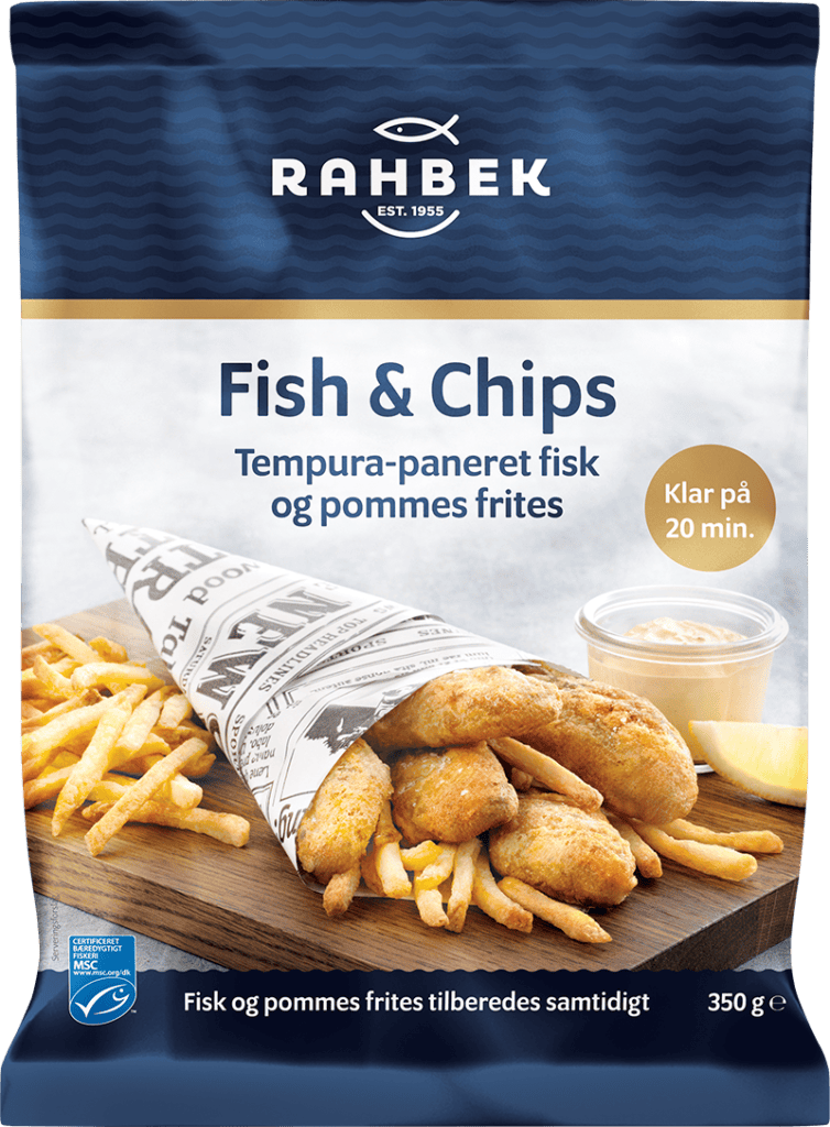 Rahbek Fish & Chips 350 g
