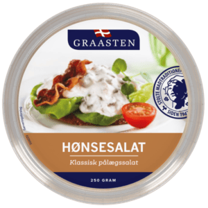 Graasten hønsesalat med hønsekød, champignon og asparges